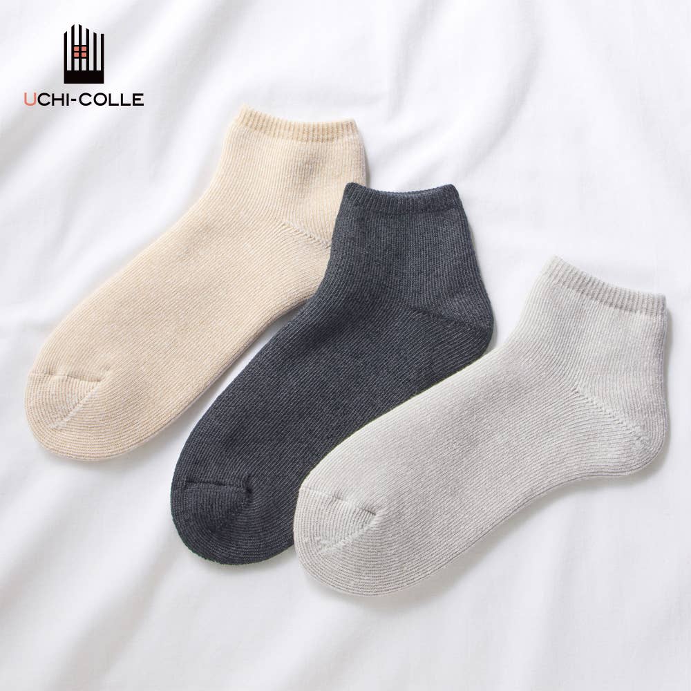 【2層構造保温】ルームソックス スニーカー丈【SALE】